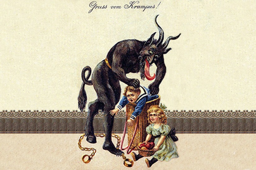 Krampus Greeting Card