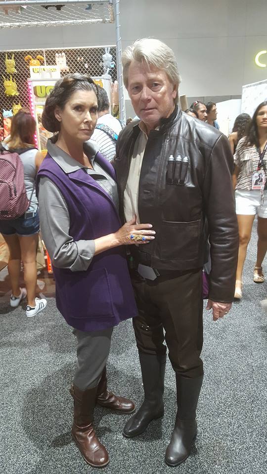 Han and Leia cosplay SDCC