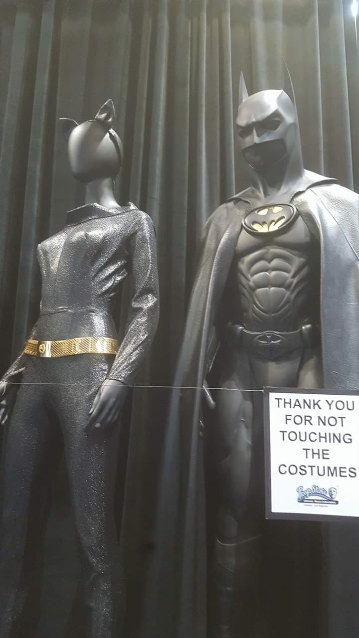 Catwoman &amp; Batman suits SDCC