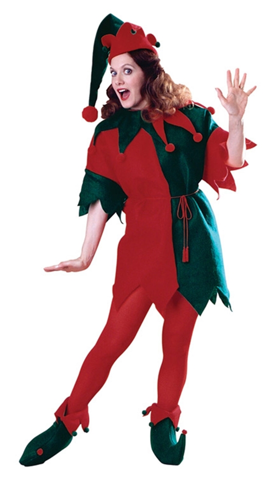 Elf Fleece Adult Set Costume