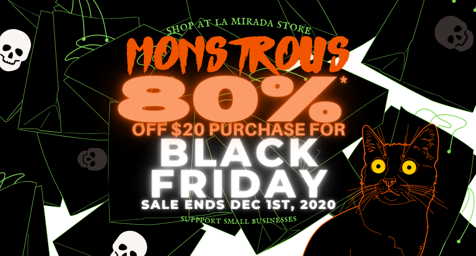 80% off Black Friday Sale at Halloween Club
